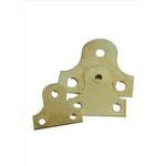 XCEL Plates Glass Brass 38mm  4 Per Card