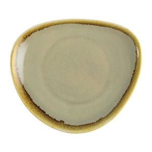 Olympia Kiln Triangular Side Plate Moss 165mm (pack Of 6)