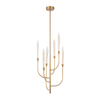 Telbix Archer Modern Pendant Hanging Lamp Light Metal Glass Antique Gold Gloss