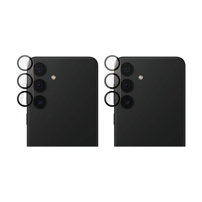 2pk Panzer Panzerglass Picture Perfect Lens Protector For Samsung Gs25+ - Black