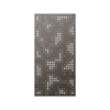 Walpix 1800 x 900 x 2.0mm Perforated Aluminium Decorative Screen Flat Profile After Rain - Hamersley Brown