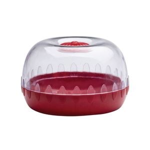Cuisena 11cm Plastic Fresh Fruit/Veggie Keeper Pod - Red