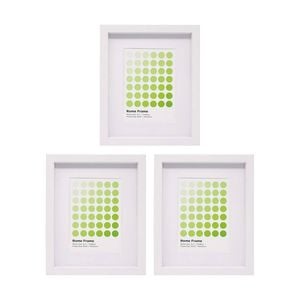 3PK Braz Rome Image Photo Document Display Frame 20x25cm White