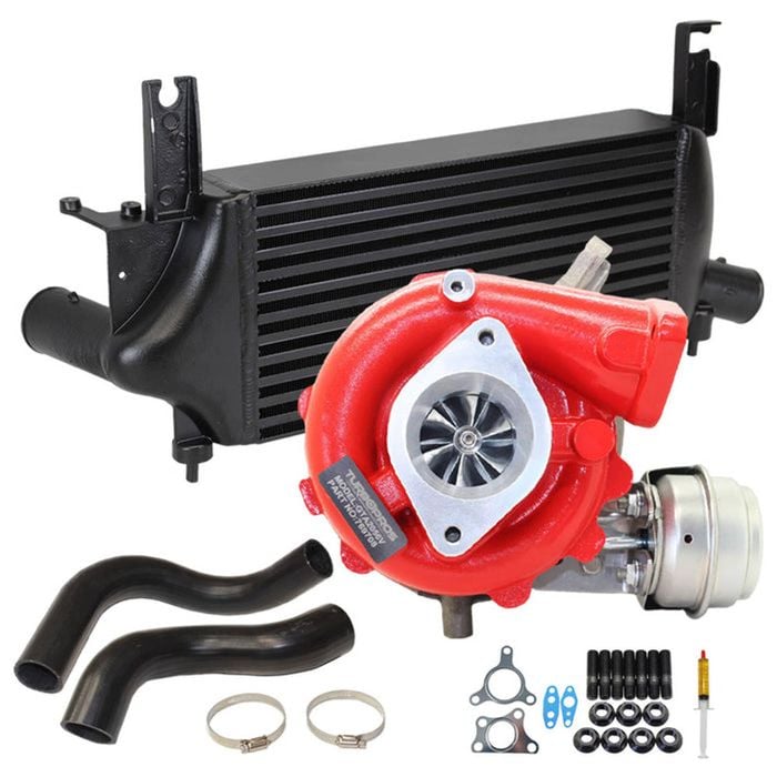 Gen1 High Flow Turbo With 75mm Intercooler & Hoses For Nissan Navara D40 Yd25 2.5l