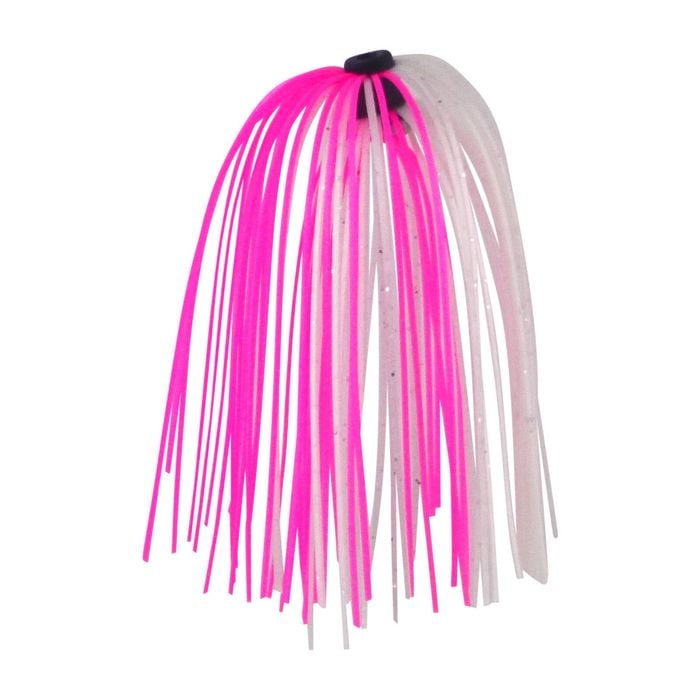 Dekoi Jigging Skirts, Metallic Pink/white, 5 Pack