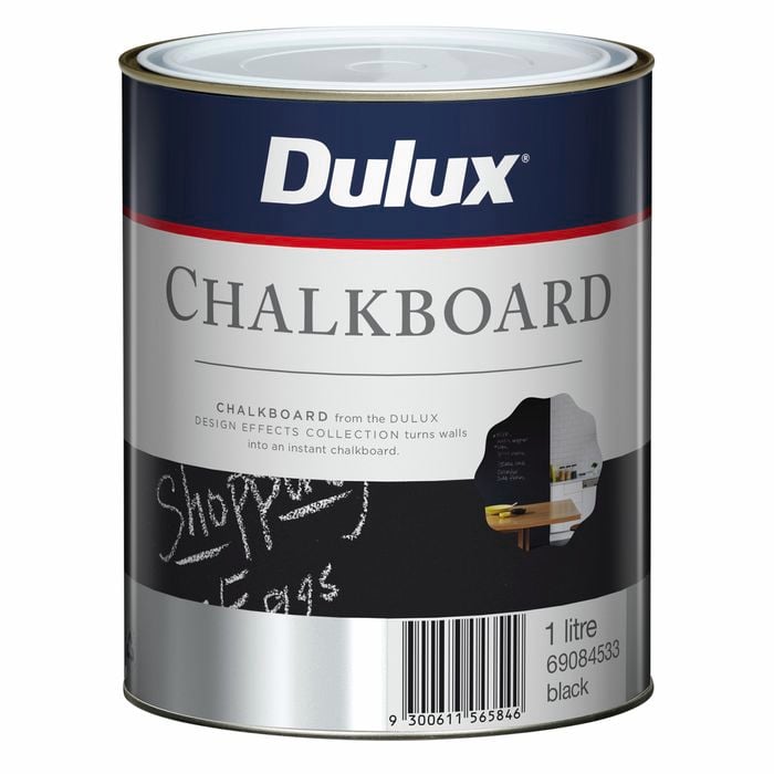 Dulux 1L Black Design Chalkboard Paint