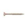 Zenith 8G x 40mm Countersunk Rib Head Chipboard Screws - 100 Pack