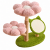 Four Seasons Natural Wood Flower Cat Tree -spring