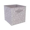 Flexi Storage Clever Cube Compact Fabric Insert - Geometric Lilac