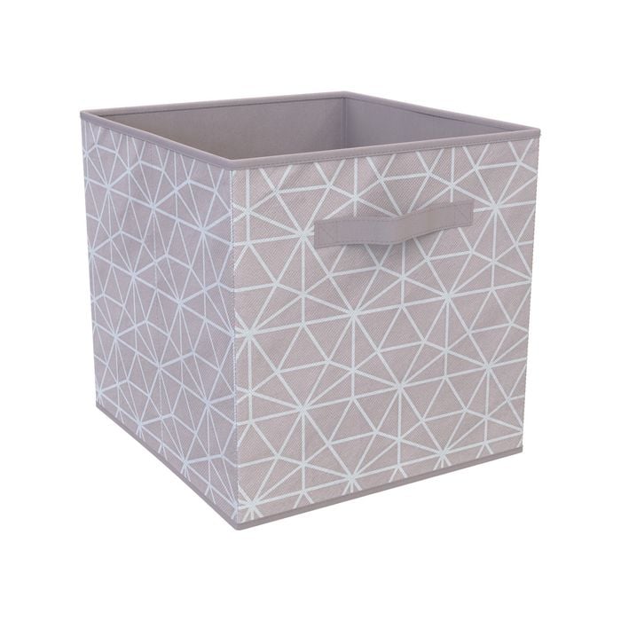 Flexi Storage Clever Cube Compact Fabric Insert - Geometric Lilac