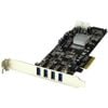 Startech.com Usb Adapter - Pci Express X4 - Plug-in Card - 4 Total Usb Port(s) - 4 Usb 3.0 Port(s) - Pc, Linux
