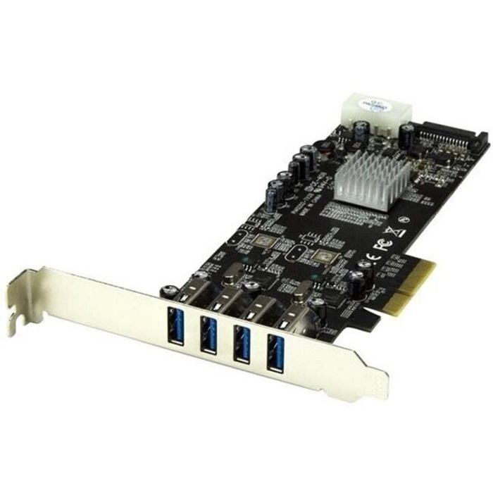 Startech.com Usb Adapter - Pci Express X4 - Plug-in Card - 4 Total Usb Port(s) - 4 Usb 3.0 Port(s) - Pc, Linux
