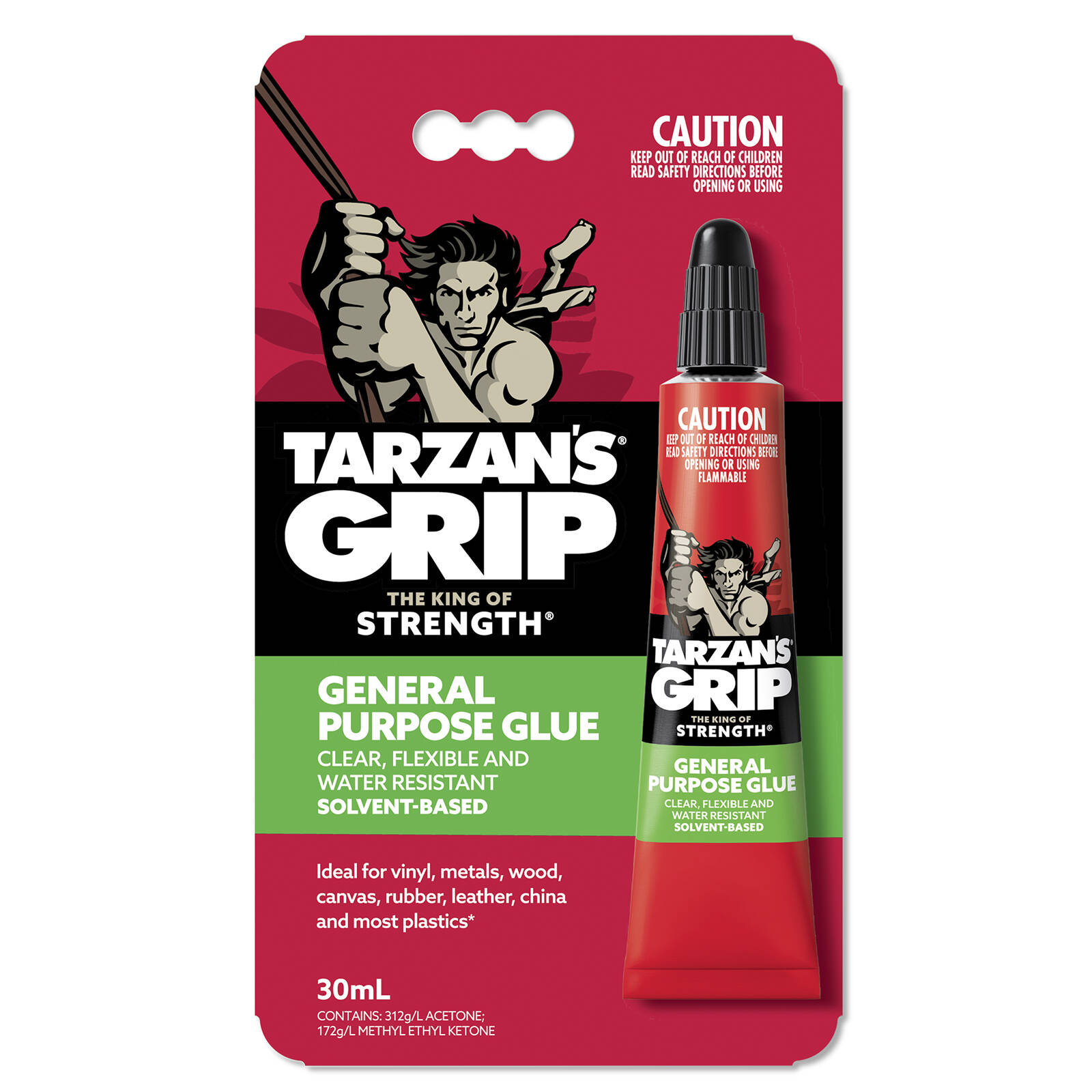 Tarzans Grip Adhesive Glue General Purpose 30ml
