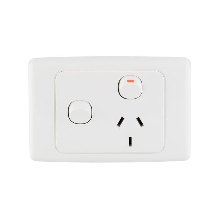DETA Single Power Point with Extra Switch