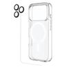 Kore 3 in 1 Protection Pack - Clear Case + Tempered Glass + Lens Protector for iPhone Pro 2026