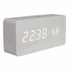 TODO Digital LED Alarm Clock w/ Temperature Display + Control APP - White