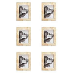 6PK Unigift Coastline Home Photo/Picture Frame 13x18cm Assorted
