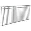 ProtectorAl 2400 x 1200mm Palladium Silver Aluminium Pool Fence Panel DTR All Up
