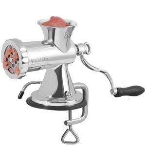 Vevor Stainless Steel Manual Meat Grinder with Suction Cup and Steel Table Clamp