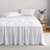 Natural Home Bamboo Sheet Set White King Single Bed