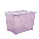 All Set 20L Purple Translucent Modular Storage Container