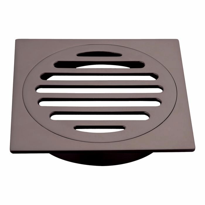 Mondella 100mm Dark Bronze Square Floor Grate
