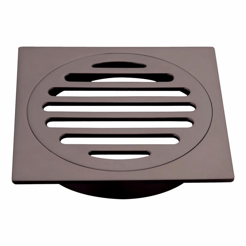Mondella 100mm Dark Bronze Square Floor Grate