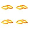 4x 2pc Appetito "Pansafe" Silicone Egg Rings Home Kitchen Cooking Yellow