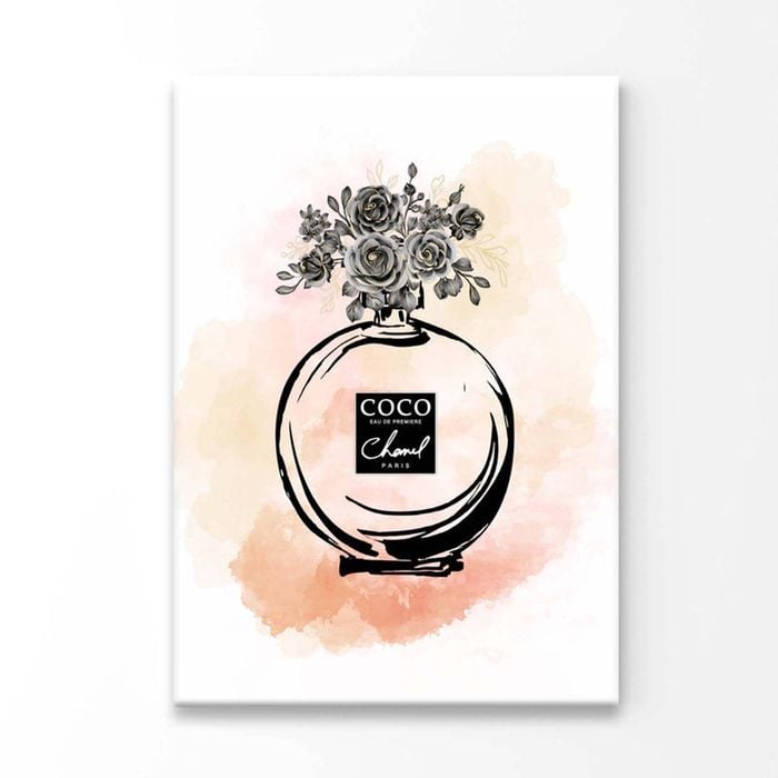 Black Shade Perfume Print 100% Australian Made 90 x 120cm (Acrylic)