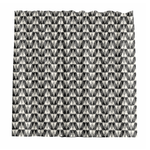 Barelli 180 x 180cm Polyester Shower Curtain Woven Chevron