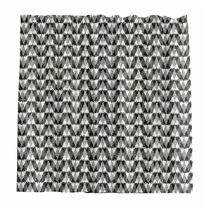 Barelli 180 x 180cm Polyester Shower Curtain Woven Chevron