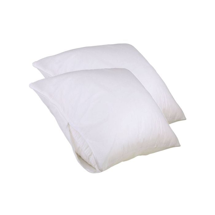 Bloomington Set of 2 Stain Resistant Pillow Protectors European 65 x 65 cm