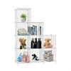 SOGA White 9-Cube Storage Shelf 149cm