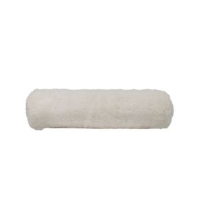 Naturally Sheepskins 15x50cm Ivory Shearling Sheepskin Lumbar Cushion (with Insert)