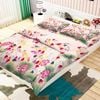 3D Fishes Flowers 2 Bedding Set Pillowcases Quilt Duvet Cover Set Queen King