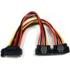 Startech.com Splitter Cord - 15.24 Cm - For Power Supply, Sata Drive - Sata / Sata - 1 Pcs