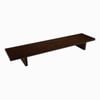 Desky Monitor Stand - Dark Walnut Rubberwood