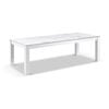 Santorini Ceramic 2.5M Outdoor Rectangle Aluminium Dining Table