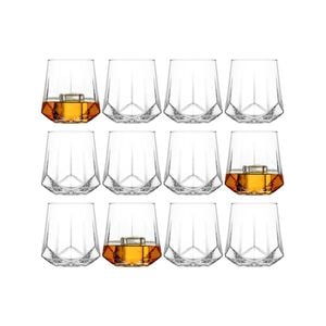 LAV Valeria Whiskey Glasses - 400ml - Clear - Pack of 12