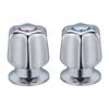 Shaw & Mason Chrome Star Style Basin Top Assembly - Pair