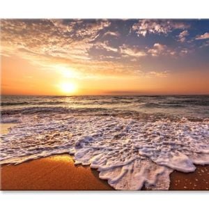 Beautiful Tropical Sunrise View   Print 100% Australian Made 150 x 100cm  (Stretched)