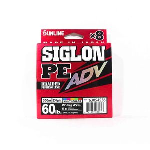 Sunline Siglon PE ADV X8 Multi Colour Fishing Line 300m 60lb