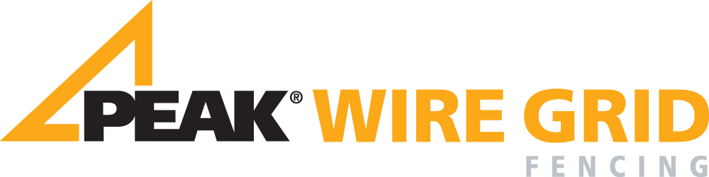 PEAK Wire Grid Fencing logo in transparent background
