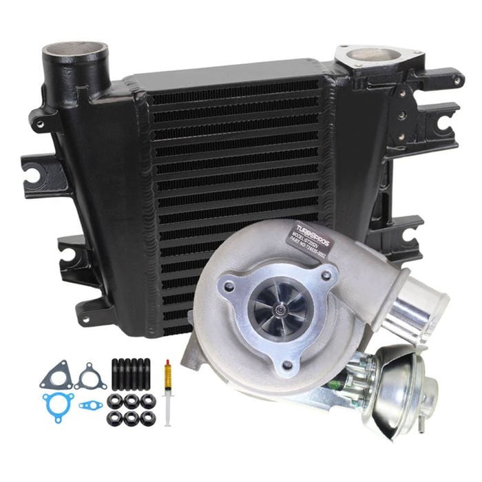 Upgrade Billet Turbo Charger With 65mm Intercooler For Nissan Patrol GU ZD30 3.0L Direct Injection 2000-2007