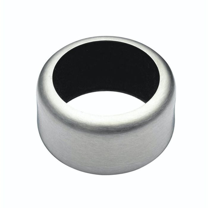 BarCraft Stainless Steel 4cm Wine Drip Collar - Silver