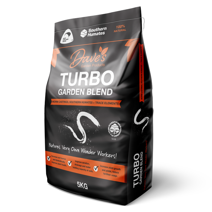 Dave's Garden Products 5kg Vermicast And Humate Turbo Blend
