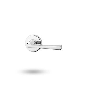 Lockwood 63mm Chrome Plate Velocity Hakea Privacy Leverset