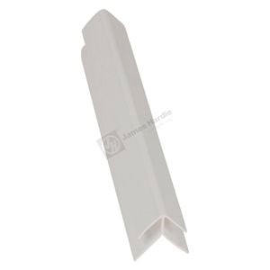 James Hardie HardieGlaze™ Lining 6 x 2700mm White Gloss PVC Premium External Corner