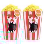 2PK Paws & Claws Fast Food Chompers Vinyl Chew Pet Toy Assorted
