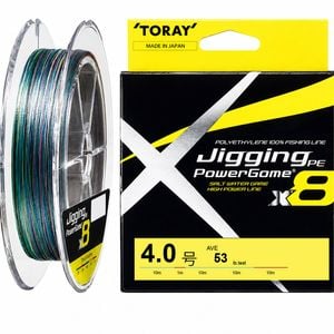 Toray Jigging Pe Power Game X8 300m 53lb Pe 4.0 Braided Fishing Line